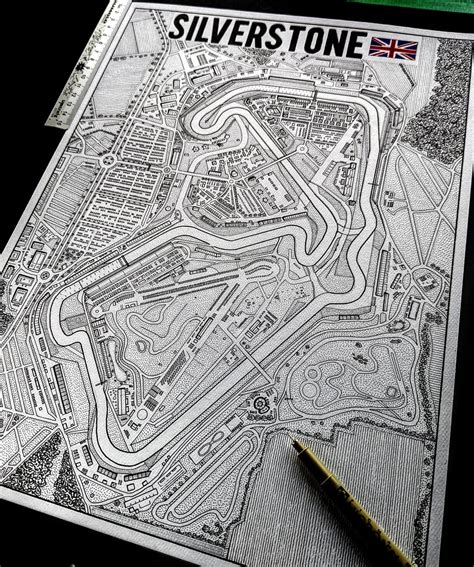 F1 Track Map (hand drawn) : r/MapPorn