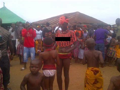 Welcome To Chitoo S Diary Photos From A Nude Annual Virgin Dance That Holds In Abiriba Kingdom