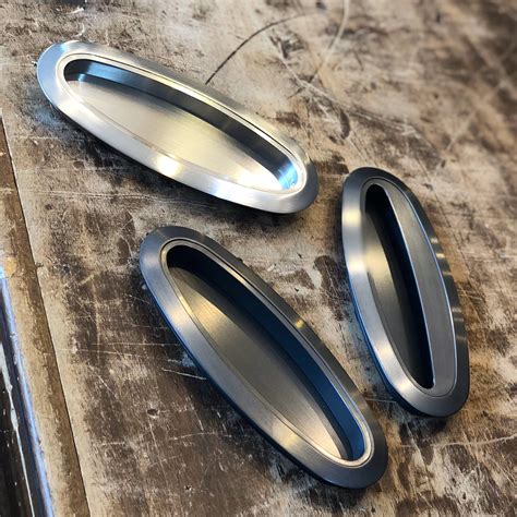 Pocket door hardware in satin nickel and oil-rubbed bronze - WilmetteFeed