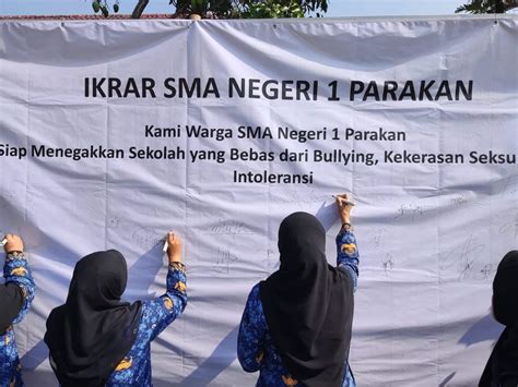 Gerakan Sma Negeri 1 Parakan Bebas Perundungan Dan Kekerasan Sma