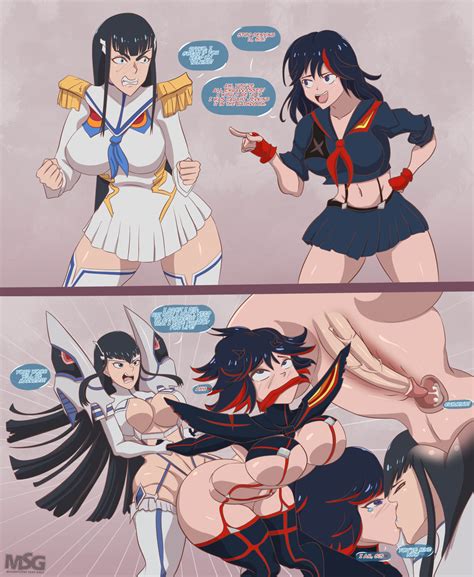 Satduki X Ryuko By MagnificentSexyGals Hentai Foundry