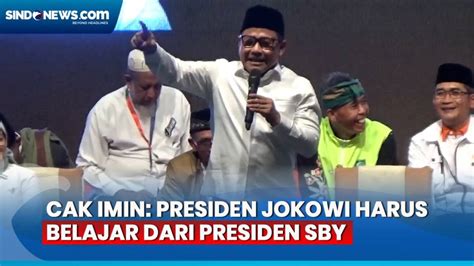 Pernyataan Jokowi Jadi Polemik Cak Imin Presiden Jokowi Harus Belajar