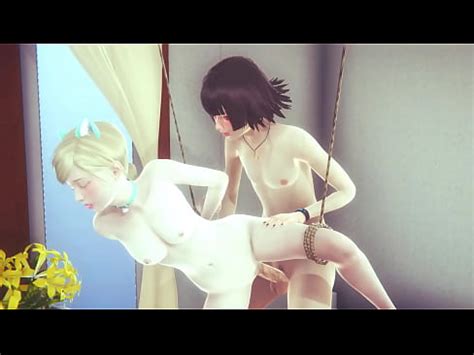 Hentai Uncensored Catgirl Blonde Et Son Amie Se Font Baiser Plusieurs Fois Japanese Asian