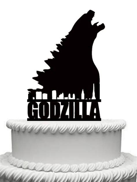 Godzilla High Gloss Acrylic Cake Topper