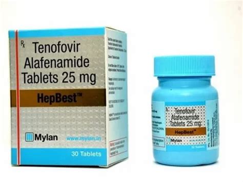 Mylan Hepbest Tenofovir Alafenamide Tablets 25 Mg At Rs 1000 Bottle In