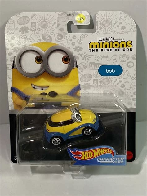 MINIONS BOB THE Rise Of Gru Hot Wheels Personaje Coches 1 87 GMH78 EUR 21 03 PicClick FR