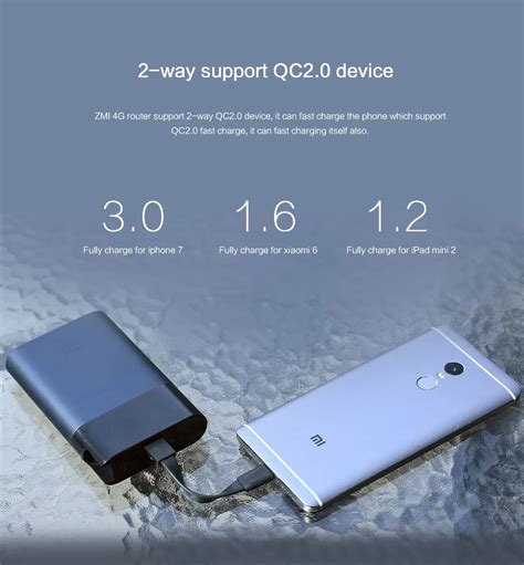 Xiaomi Zmi Mf885 4g Wifi Router 10000 Mah Power Bank Wireless Wifi