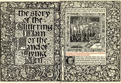 “The Story of the Glittering Plain” by William Morris