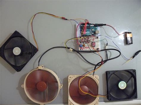 Project Arduino Based Fan Controller 4 Fans With Support For