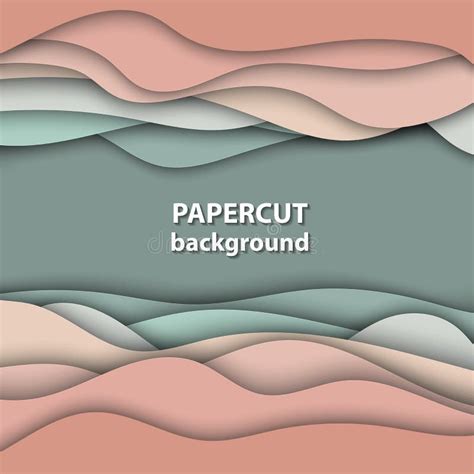 Vector Background With Pastel Nude Beige And Light Green Color Stock Vector Illustration Of