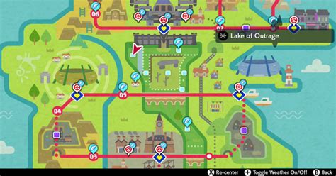 Pokemon Sword Wild Area Map