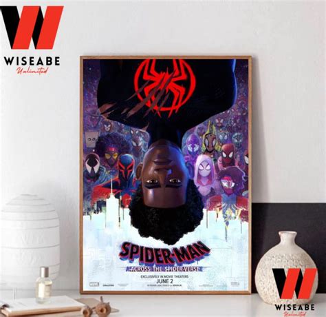 Hot Marvel Spider Man Across The Spider Verse Poster Wiseabe Apparels