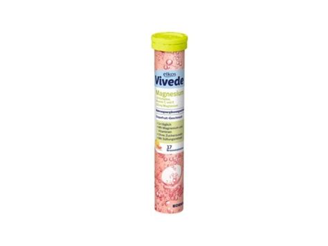 Elkos VIVEDE hořčík s příchutí grapefruitu šumivé tablety 17ks ...