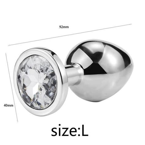 Vibromasseur Anal En M Tal Pour Hommes Et Femmes Adultes Plug Anal En Acier Inoxydable Masseur