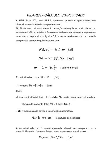 Pdf Pilares C Lculo Simplificado Dokumen Tips