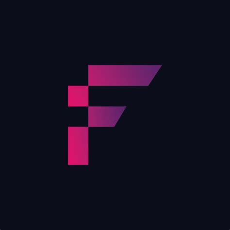 Modern Letter F Logo Template With Gradient Modern Concept 24104143