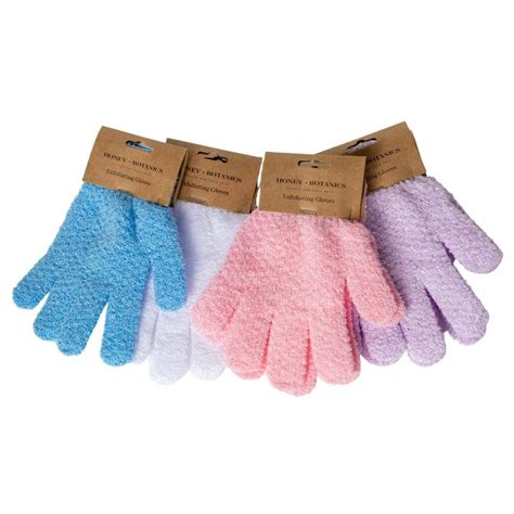 Exfoliating Bath Gloves Honey Botanics
