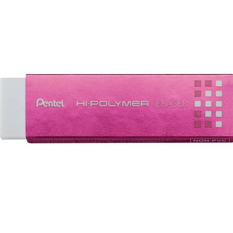 Hi Polymer Slim Eraser Pink Pentel Pentel
