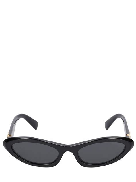 Miu Miu Cat Eye Acetate Sunglasses Miu Miu