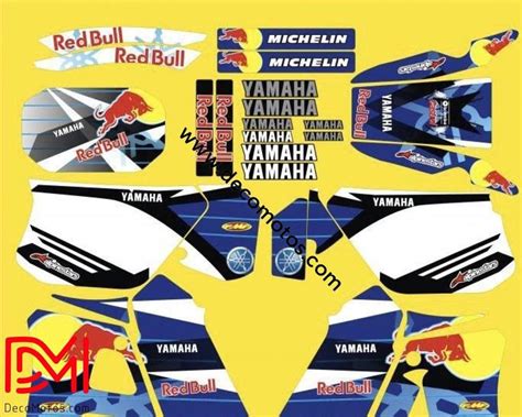 Yamaha Dtr 125 1992 2003 Rb C Graphic Kit Decomotos
