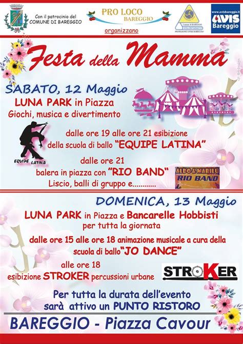 Bareggio Festa Della Mamma Con La Pro Loco Stataleforum