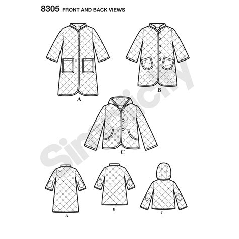34 Designs Simplicity Coat Patterns Coirewhitney