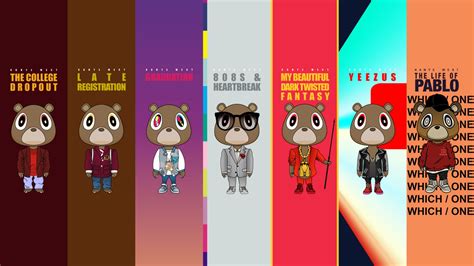 Kanye West College Dropout Bear