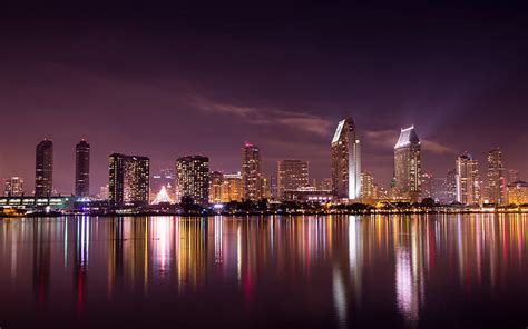 San Diego Skyline World Skyline City Hd Wallpaper Peakpx