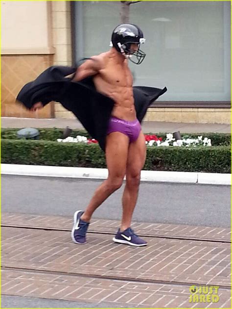 Full Sized Photo Of Mario Lopez Streaks Shirtless For Super Bowl Bet On