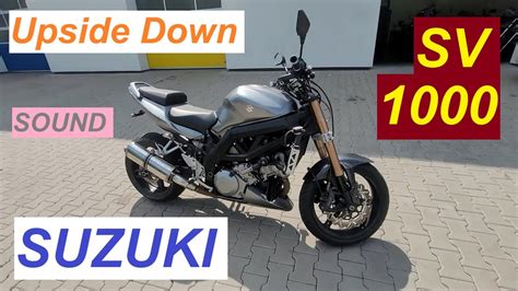 Suzuki Sv Naked Engine Exhaust Sound Upside Down Extended Swingarm