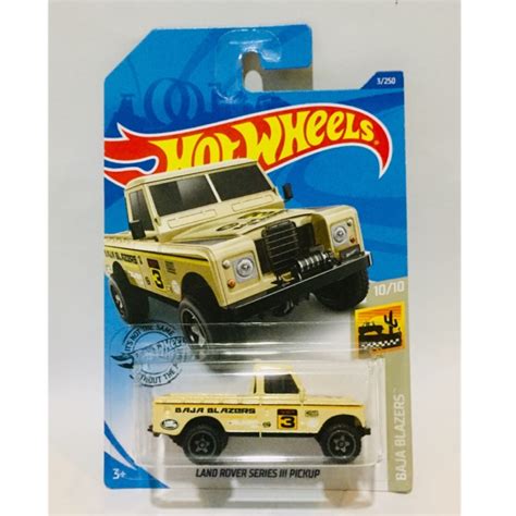 Hot Wheels Land Rover Series Iii Pick Up Shopee Malaysia