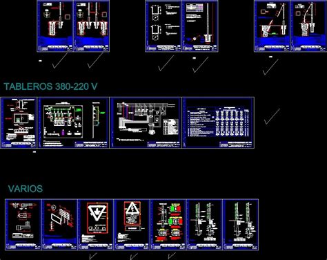 Medium Voltage Installations Dwg Block For Autocad Designs Cad