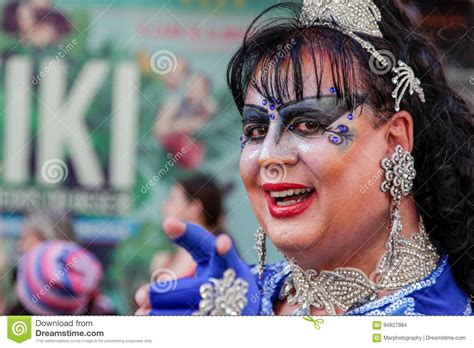 Drag Queen In Gay Pride Parade Sao Paulo 21st Editorial Stock Image