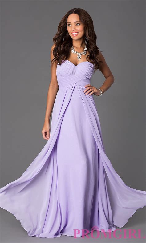 Long Strapless Empire Waist Prom Dress Empire Waist Prom Dresses Dresses Prom Designs