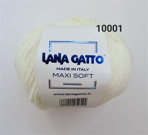 Пряжа Lana Gatto Maxi Soft (Лана Гатто - Макси Софт), цвет - 10001 ...