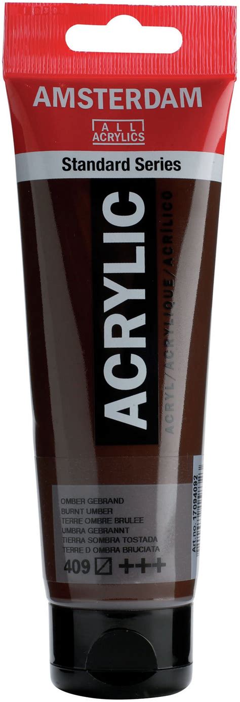 Amsterdam Standard Acrylic Paint Ml Burnt Umber Walmart