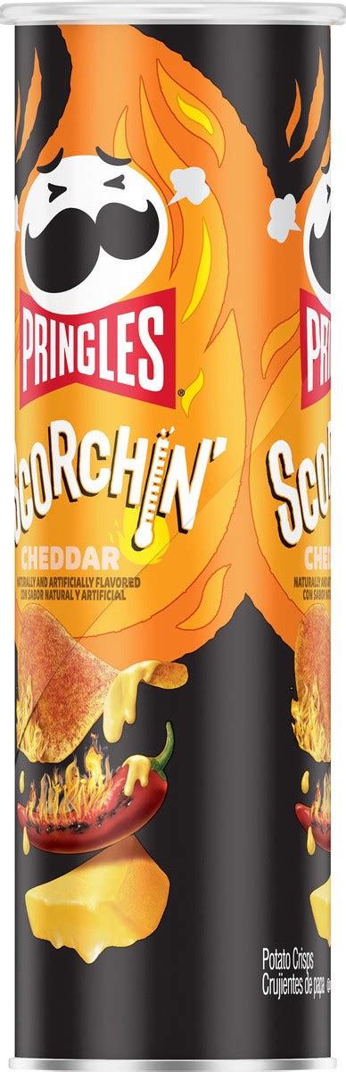 Pringles SCORCHIN Cheddar Potato Crips Chips 5 57 Oz Shipt