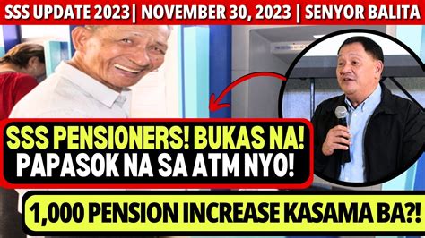 Bukas Na Sss Pensioners Papasok Na Sa Atm Nyo Pension