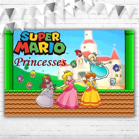 Buy Super Mario Birthday Party Supplies For Girls X Ft Happy Birthday