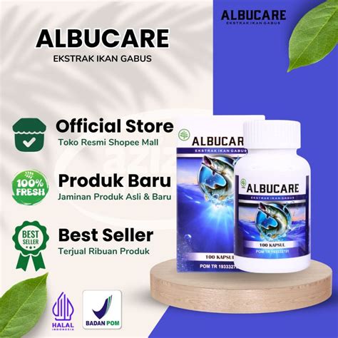 Jual Albucare Kapsul Kutuk Ikan Gabus Ekstrak Albumin Obat Spesialis