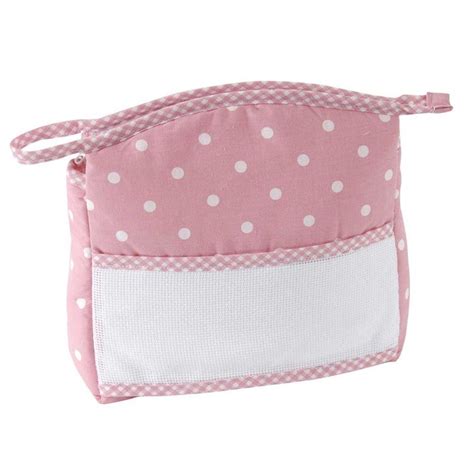 Trousse De Toilette Dmc Broder Pois Rose