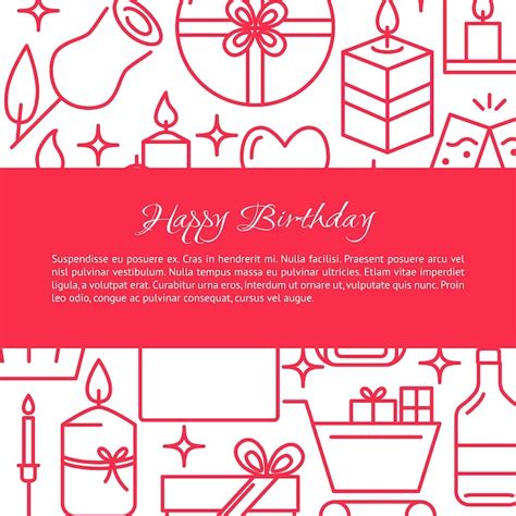 Premium Vector | Birthday celebration banner