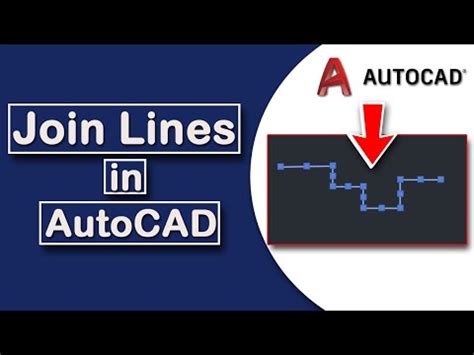 How To Join Lines In Autocad Youtube