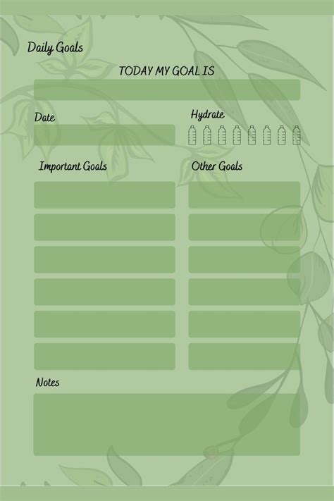 Green Planner Green Emerald Planner Printable Planner Bundle Print