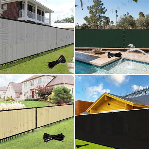 X Ft Privacy Fence Screen Garden Yard Windscreen Hdpe Fabric Sun