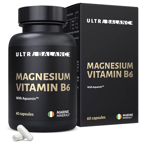 Магний с витамином В6 UltraBalance бад для мужчин и женщин Magnesium b6 ...