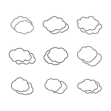 Premium Vector Cloud Illustration Logo Icon Vector Flat Design