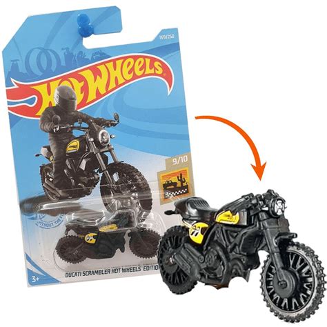 Hot wheels Moto Ducati Scrambler Edition Preto Mattel GRX em Promoção na Americanas