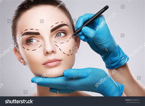 Beautiful Girl Nude Make Studio Background Stock Photo Shutterstock