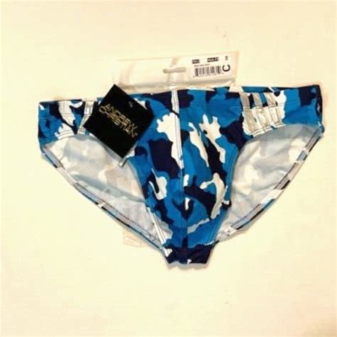 Andrew Christian Swim Andrew Christian Blue Camouflage Swim Bikini Blue Camo 92 Poshmark
